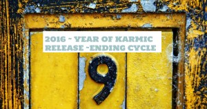 2016 ~release of karmic cycle number 9
