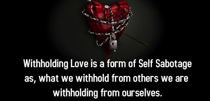 Releasing Patterns and Programs of Withholding Love